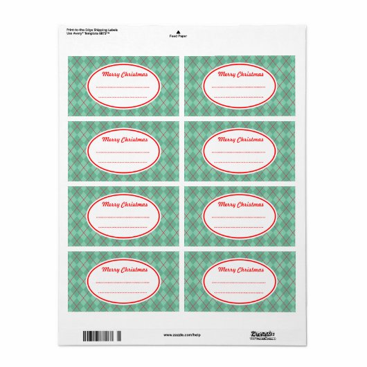 Grüne Raute Frohe Weihnachtsmarken (Vorne)