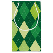 Grüne Raute Kleine Geschenktüte (Rückseite)