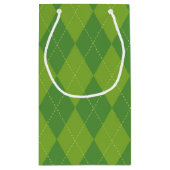 Grüne Raute Kleine Geschenktüte (Rückseite)