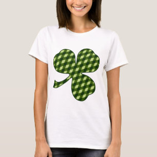 Grüne Raute Lucky Kleeblatt Frauen T - Shirt