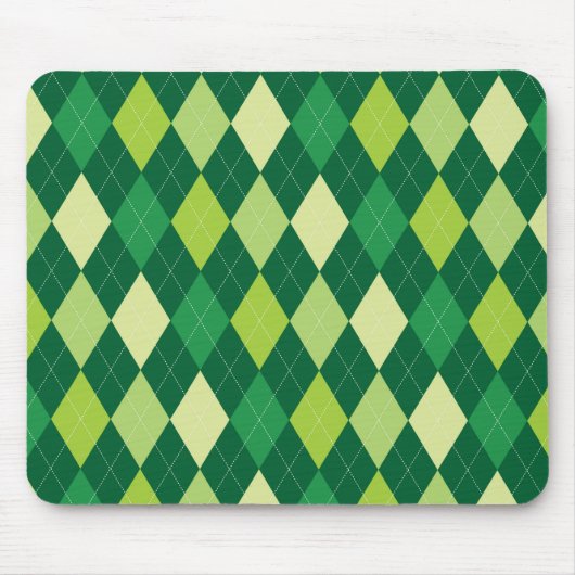 Grüne Raute Mousepad (Vorne)