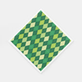 Grüne Raute Serviette (Ecke)