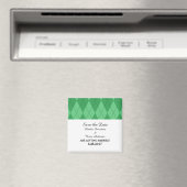 Grüne Raute Speichern des Datumsfensters Magnet (In Situ (Geschirrspüler))