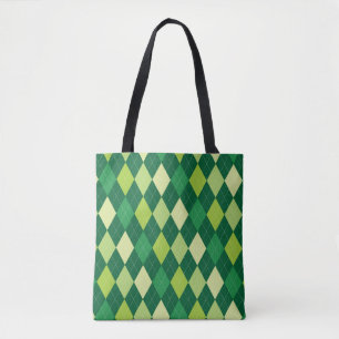 Grüne Raute Tasche