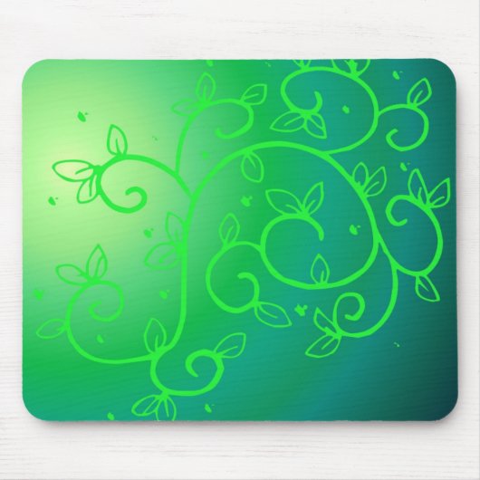 Grüne Rebe-irische Mousepad (Vorne)