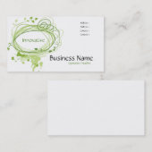 Grüne Rebe-Visitenkarte Visitenkarte (Vorne/Hinten)