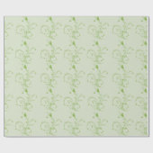 Grüne Reben Geschenkpapier (Flach)