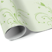 Grüne Reben Geschenkpapier (Rolleneckpunkt)