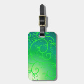 Grüne Reben Irland Luck Irland Pflanze Blume Art Gepäckanhänger (Vorderseite vertikal)