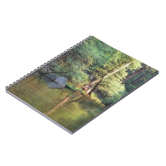 Grüne Reflexionen Notizblock (Linke Seite)