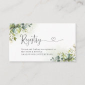 Grüne Registrierungskarte Begleitkarte (Vorderseite)