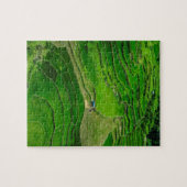 Grüne Reisterrassen, Philippinen Puzzle (Horizontal)
