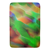 Grüne Reliefs und farbige Reliefs dominieren Badematte (Vorderseite Vertikal)