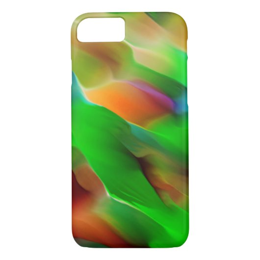 Grüne Reliefs und farbige Reliefs dominieren Case-Mate iPhone Hülle (Rückseite)