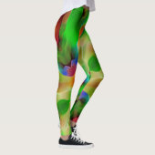 Grüne Reliefs und farbige Reliefs dominieren Leggings (Rechts)