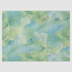Grüne Retro Aquarell-Beschaffenheit Seidenpapier