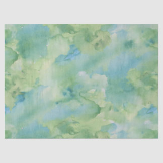 Grüne Retro Aquarell-Beschaffenheit Seidenpapier