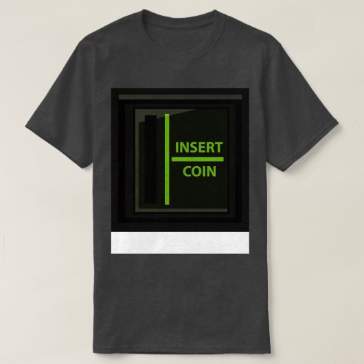 Grüne Retro-Arkade T-Shirt (Design vorne)