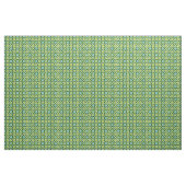 Grüne Retro-Blumen Stoff (Yard (91,4 cm))