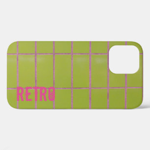 Grüne Retro-Kachel 80er 70er 60er Jahre Vintage-Hi Case-Mate iPhone Hülle