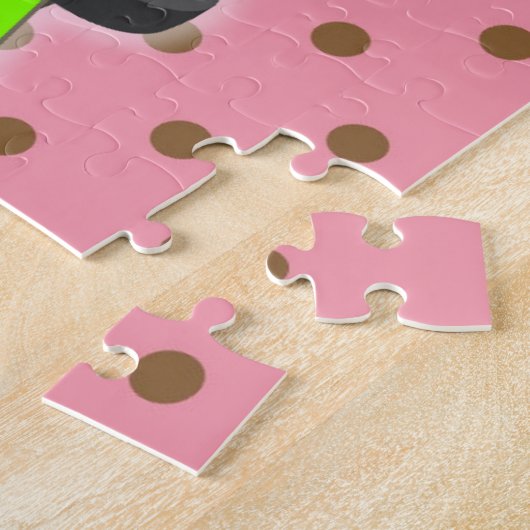 GRÜNE RETRO VAN ROADTRIP PUZZLE HERAUSFORDERUNG (Seite)