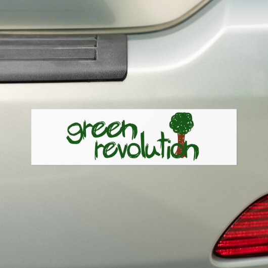 Grüne Revolution Autoaufkleber (Auf Auto)