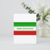 Grüne Revolution Postkarte (Stehend Vorderseite)