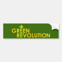 Grüne Revolutions-Autoaufkleber