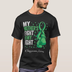 Grüne Ribbon Mutter Cholangiokarzinom Bewusstsein T-Shirt