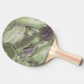 Grüne Risse Tischtennis Schläger (Seitenansicht)