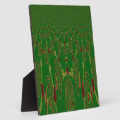 Grüne Roboter Fotoplatte (Seite)