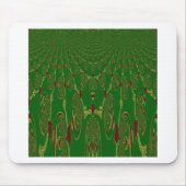 Grüne Roboter Mousepad (Vorne)