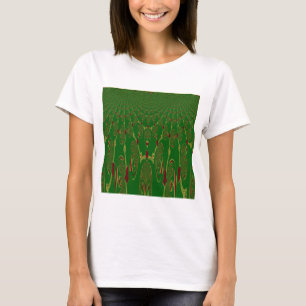 Grüne Roboter T-Shirt