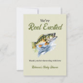 Grüne Rolle für die Fischerei begeistert durch die Dankeskarte (Vorderseite)