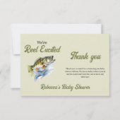 Grüne Rolle für die Fischerei begeistert durch die Dankeskarte (Vorderseite)