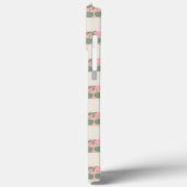 Grüne rosa Ästhetik Cherry Chirered Y2K Muster Case-Mate iPhone Hülle (Rückseite / Links)