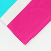 Grüne rosa blaue Streifen Fleecedecke (Ecke)