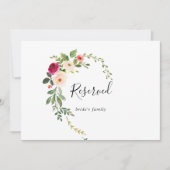 Grüne Rosa Blütenblüte Blumenzwiebeln Zeichen vorb (Vorderseite)