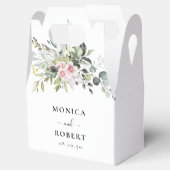 Grüne Rosa Gastgeschenk Hochzeit Box Geschenkschachtel (Geöffnet)