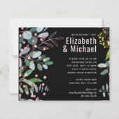 Grüne Rosa Moderne Hochzeit (Vorderseite)