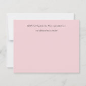 Grüne Rosa Moderne Hochzeit (Rückseite)