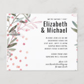 Grüne Rosa Moderne Hochzeit (Vorderseite)