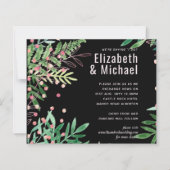 Grüne Rosa Moderne Hochzeit (Vorderseite)