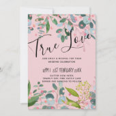 Grüne Rosa Moderne Hochzeit (Vorderseite)