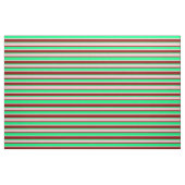 Grüne, rosa und dunkelrote Linien Stoff (Fat Quarter (45,7 x 55,9 cm))