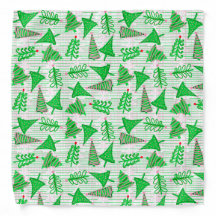 Grüne, rosa Weihnachtsbaumen