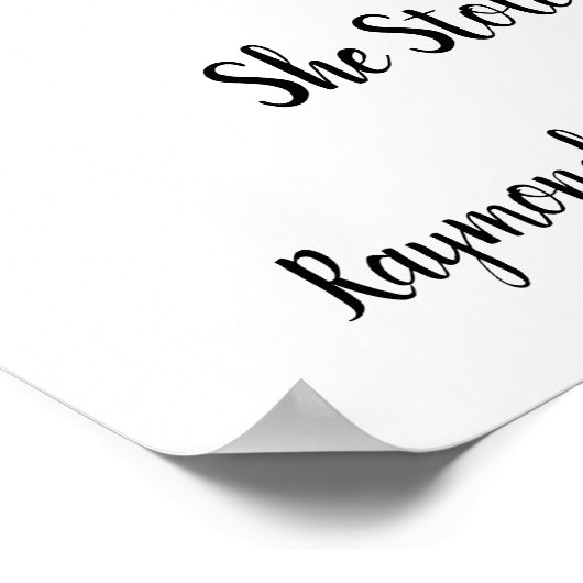 Grüne Rose Beste Hochzeit Poster (Ecke)