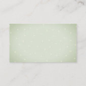 Grüne Rose für Hochzeiten Begleitkarte (Rückseite)