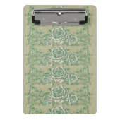 Grüne Rose Mini-Zwischenablage Mini Klemmbrett (Vorderseite)
