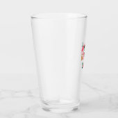 Grüne rot und braun muffe Typografie Glas (Rechts)